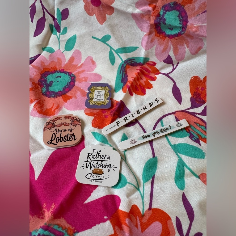 Friends Themed Magnetic Bookmarks